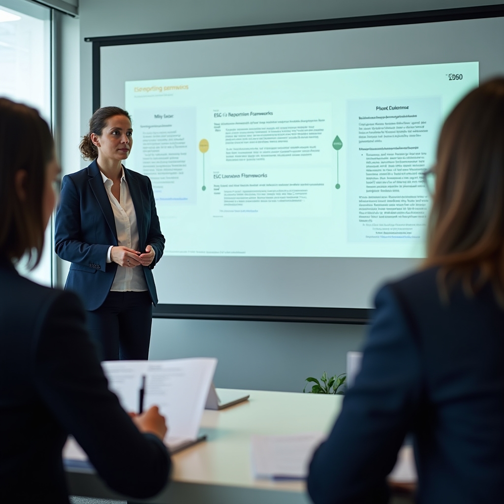 ESG reporting workshop pro manažery